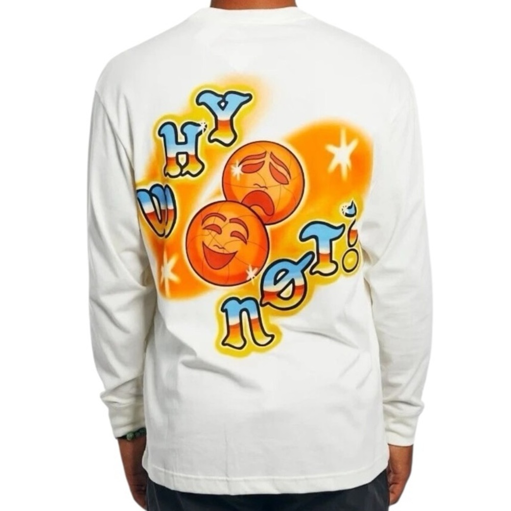 WESTBROOK WHY NOT? LONG SLEEVE T-SHIRT OFF WHITE Air Jordan Size XXLARGE